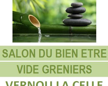 AFFICHE SALON DU BIEN-ÊTRE VERNOU LA CELLE 01 JUILLET 2018