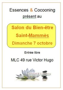 affiche salon du bien-être de saint-mammès 7 octobre 2018