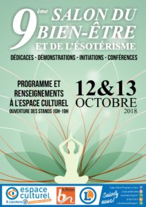 affiche salon du bien-être centre culturel du Bréau Varennes