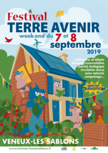 affiche du Festival Terre Avenir de Veneux Les Sablons des 7 et 8 septembre 2019