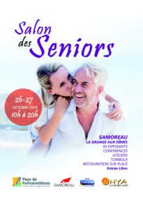 affiche salon des seniors samoreau 26 et 27 octobre 2019