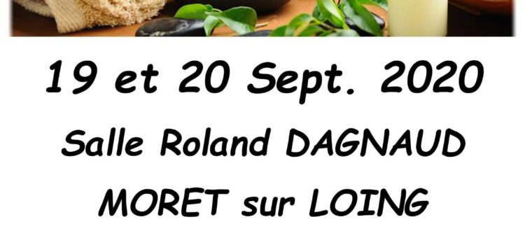 flyer salon du Bien-être Moret sur Loing 19 et 20 septembre 2020