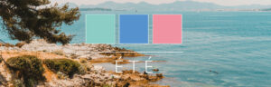 photo de la mer et des couleurs d'été altearah