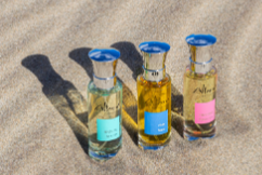 Les 3 parfums de soin Altearah aux couleurs de l'été: rose, bleu et turquoise