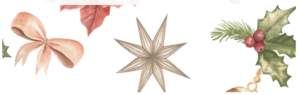 motifs variés de Noël